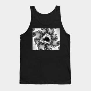 Monochrome Mandelbrot I Tank Top